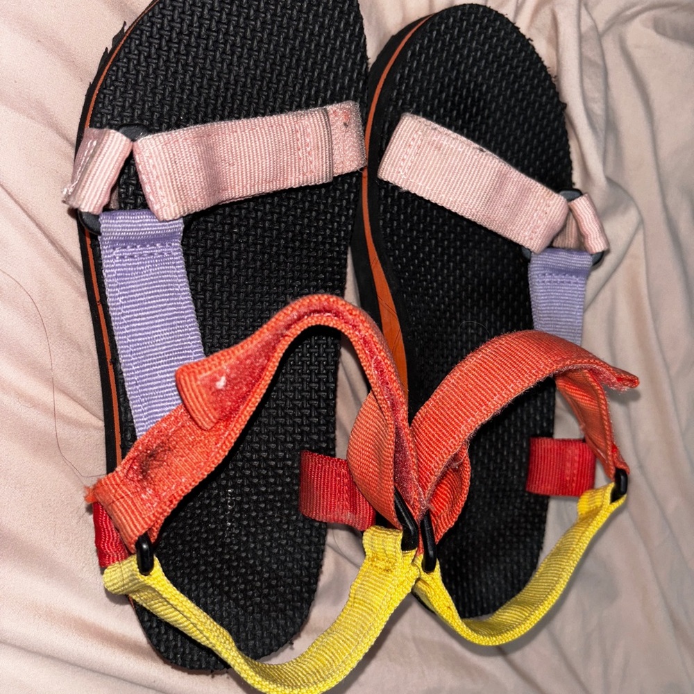 Colorful Strappy Sandals - Picture 2 of 3